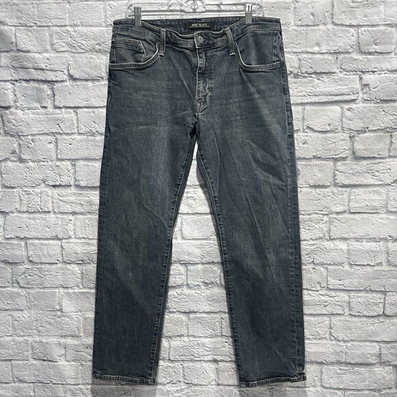 Mavi Martin Men Straight Leg Jeans Dark Blue Denim Pants Size 36X30 (34X29) - Picture 2 of 15